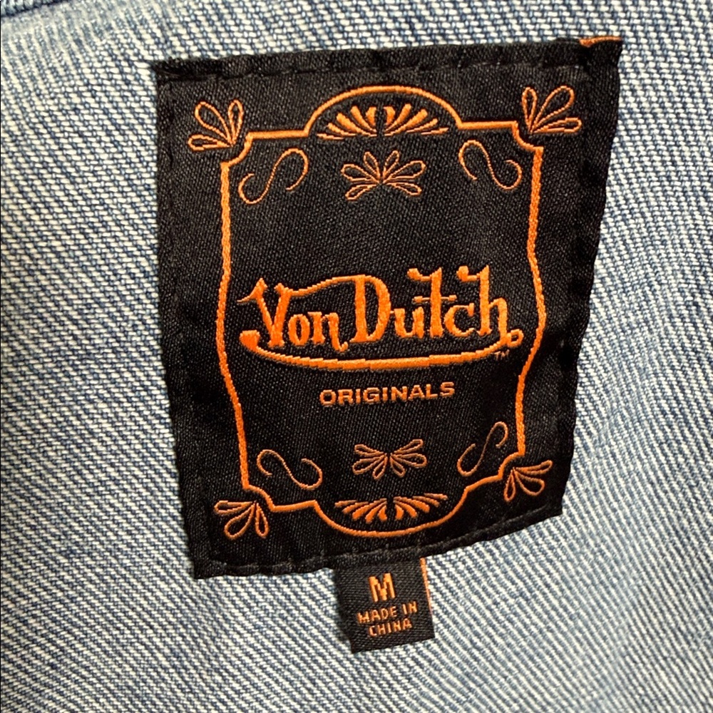 Von Dutch Blue Jean Jacket. Size M. - Picture 16 of 16